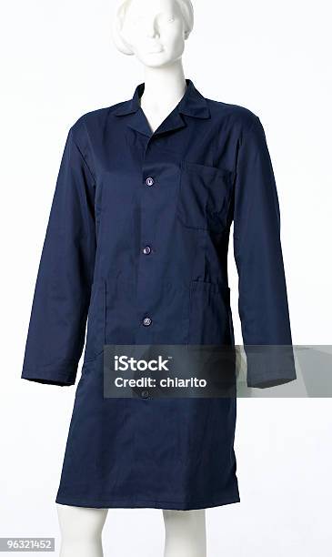 Overall Stock Photo - Download Image Now - Blue, Button - Sewing Item, Button Down Shirt