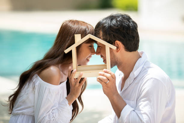 istock Romantic Couples lover  to planning a home. 963225496