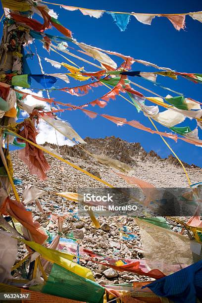 Prayer Flags Stock Photo - Download Image Now - Asia, Backgrounds, Buddhism