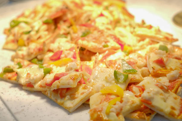 istock Restaurant Menu - Classic Close up Italian pizza about cheese it stick. Selective focus. 963244876