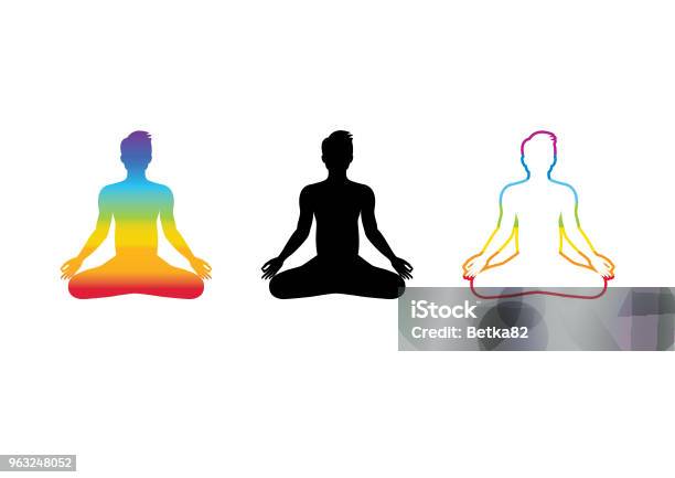 Chakra Meditation Vector Stock Illustration - Download Image Now - Adult, Art, Chakra