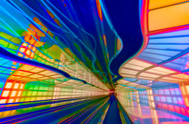 Mesmerizing Tunnel, Chicago O'Hare Airport