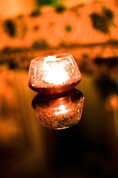 istock Lit Candles in The Dark 963262556