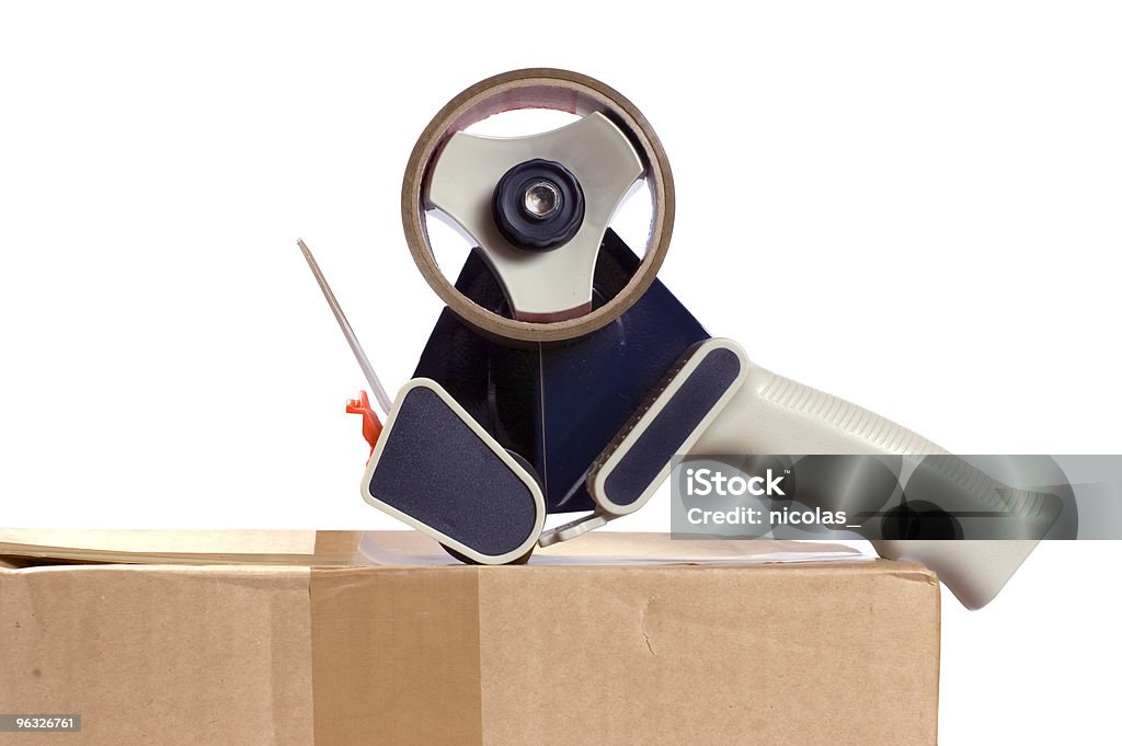包装テープディスペンサ - カラー画像のロイヤリティフリーストックフォト