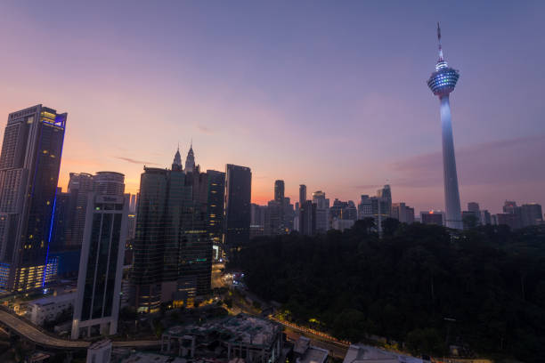 istock Kuala Lumpur skyline at dawn 963273450