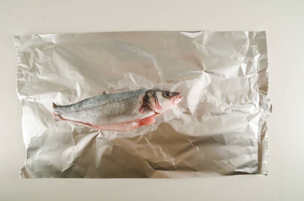 istock Sea bass on white background 963274118