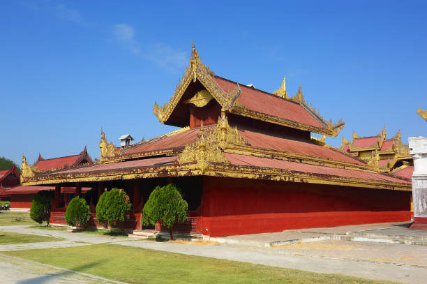 istock Royal Palace in Mandalay, Myanmar 963276094