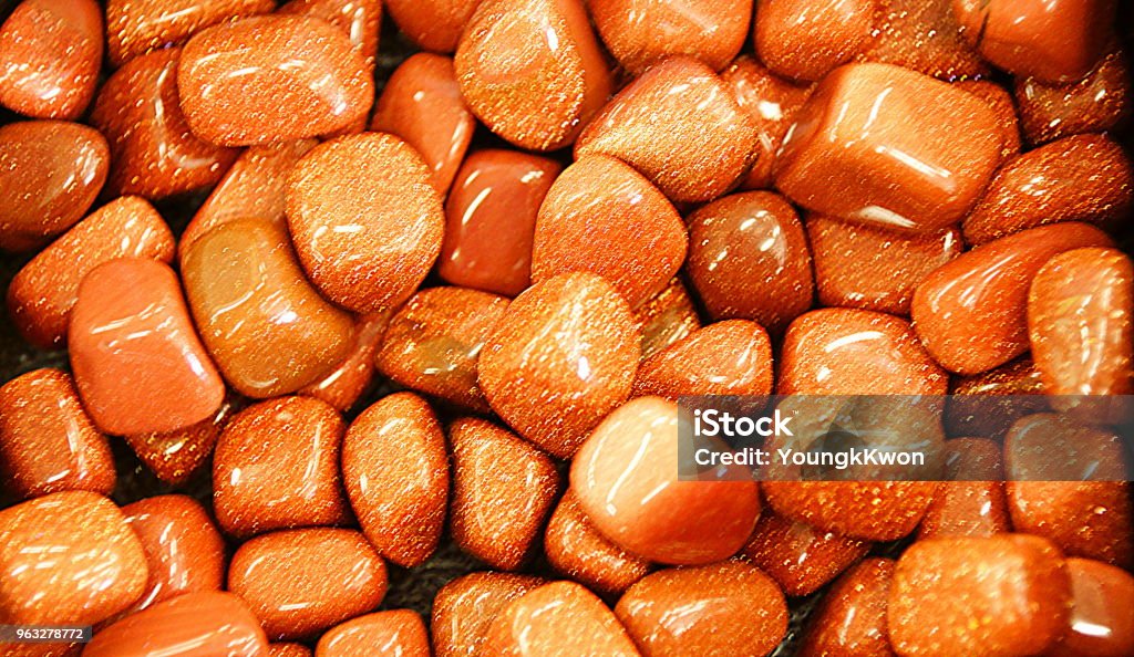 Goldstone The shiny stone looks like a gold and called goldstone. Backgrounds Stock Photo