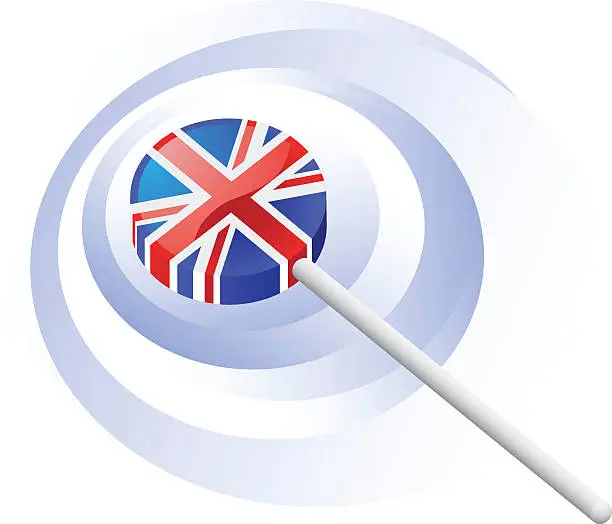 Vector illustration of UK lolly