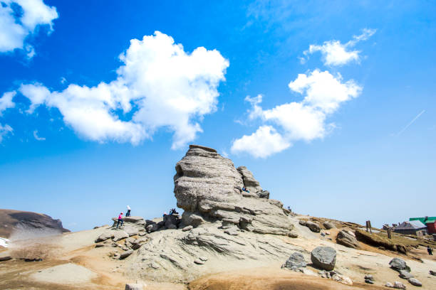 Amazing rocks in Carpathian Mountains