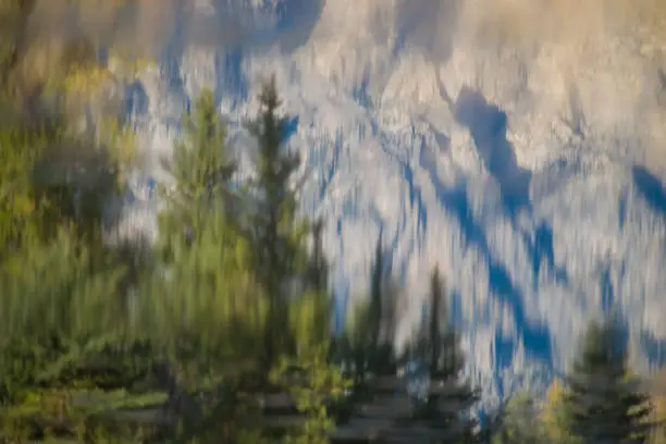 An abstract reflexion of the Grand Teton Mountain Range