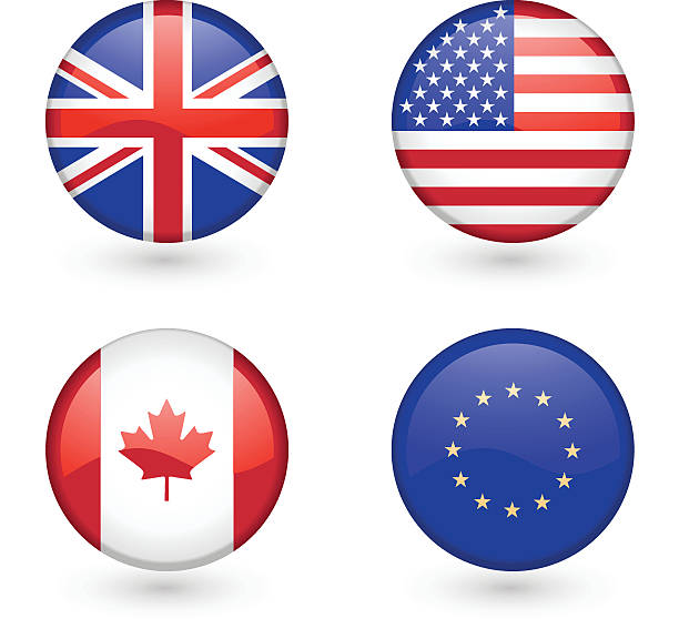 flagge-icons - revers stock-grafiken, -clipart, -cartoons und -symbole