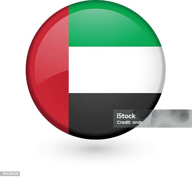 Eau Vetor Botão De Bandeira - Arte vetorial de stock e mais imagens de Bandeira - Bandeira, Dubai, Símbolo de ícone