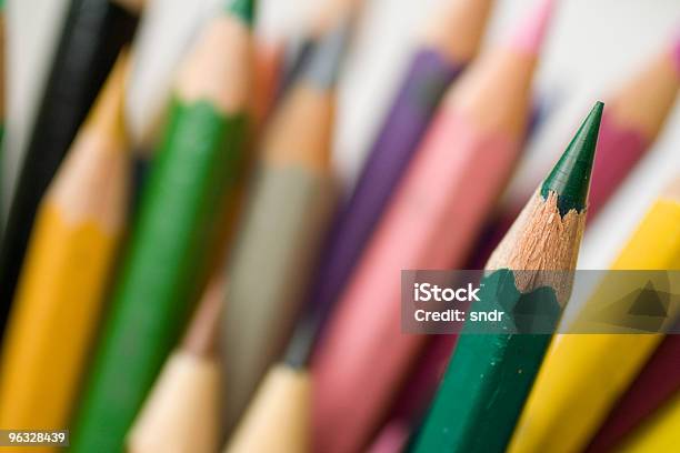 Colored Pencils Stock Photo - Download Image Now - Art and Craft Equipment, Backgrounds, Childhood