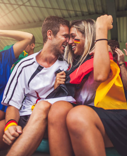 istock Soccer championship supporters: Germany fans 963287016