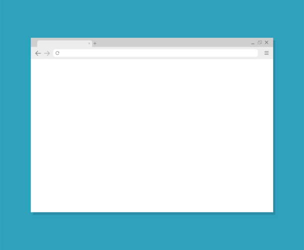 stockillustraties, clipart, cartoons en iconen met browservenster. browser in vlakke stijl. vector vector - browser