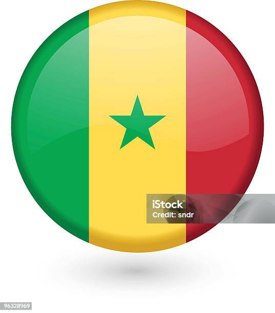 Ilustración de Senegal Bandera De Botón Vector y más Vectores Libres de Derechos de Bandera - Bandera, Senegal, Bandera nacional