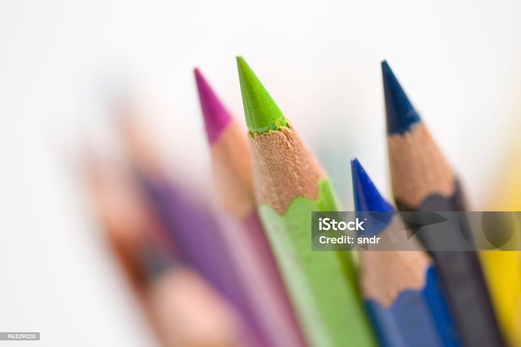 Crayons de couleurs - Photo de Amonceler libre de droits