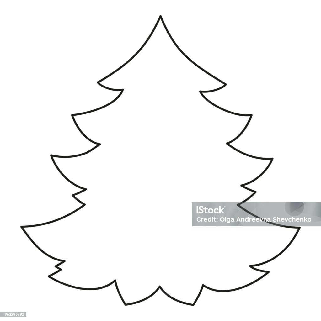Vetores de Árvore De Natal De Arte Preto E Branco Em Linha e mais imagens  de 2019 - 2019, Ano novo, Arte - iStock