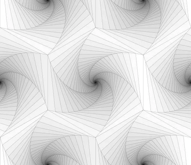 Vector illustration of hexagonal seamless pattern