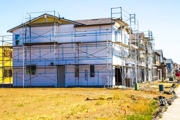 istock Row Of Two Story Homes Under Construction 963300330