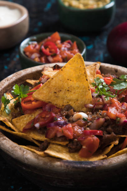 istock Nachos, mexican meal with tortilla chips 963304186