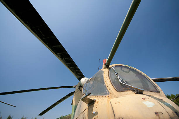 istock Old russian military helicopter 96331297