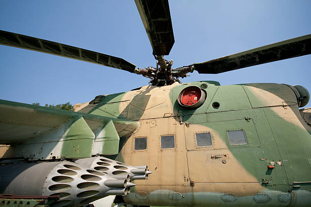 istock Old russian military helicopter 96331350