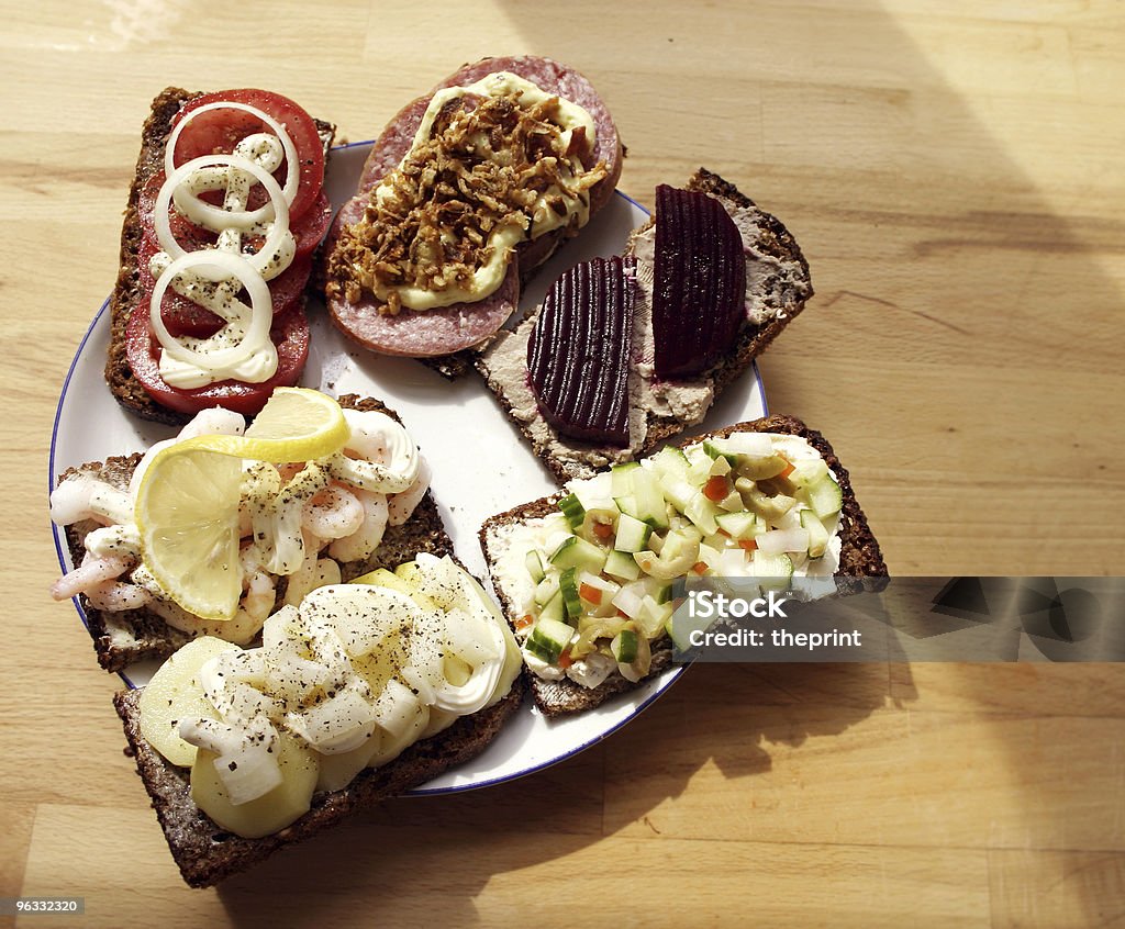 Traditional Danish lunch  Denmark Stock Photo
