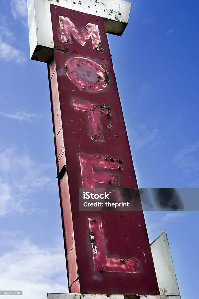 Motel  Abandoned Stock Photo
