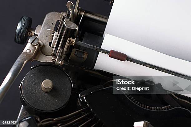 Velha Máquina De Escrever - Fotografias de stock e mais imagens de Alavanca - Alavanca, Alfabeto, Antigo