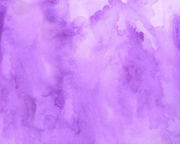 istock Purple watercolor background 963330004