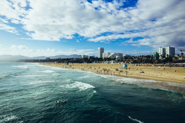 istock Views from Santa Monica Beach Pier area during the Spring of 2013. 963330778