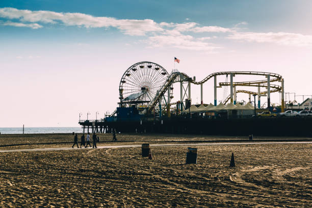 istock Views from Santa Monica Beach Pier area during the Spring of 2013. 963330792