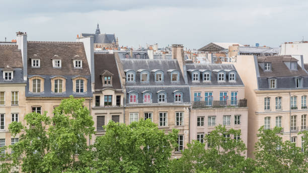 istock Paris, beautiful buildings in the center 963333410