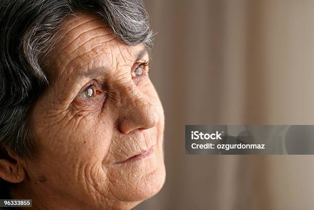 Pensive Senior Woman Stock Photo - Download Image Now - Grandmother, Sadness, Senior Adult
