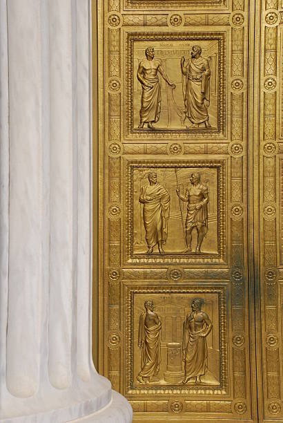 istock Bronze Door at US Supreme Court 96334667
