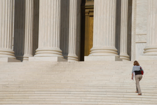 The US Supreme Court in Washington DC. 