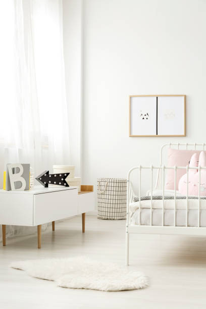 istock Scandinavian sideboard in child bedroom 963350446