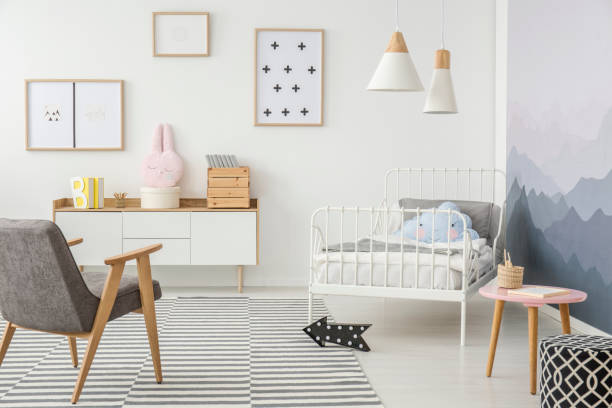 istock Creative bedroom for young girl 963350452