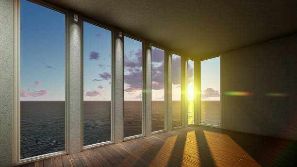 istock Sun Above the Sea Through Windows 963352184
