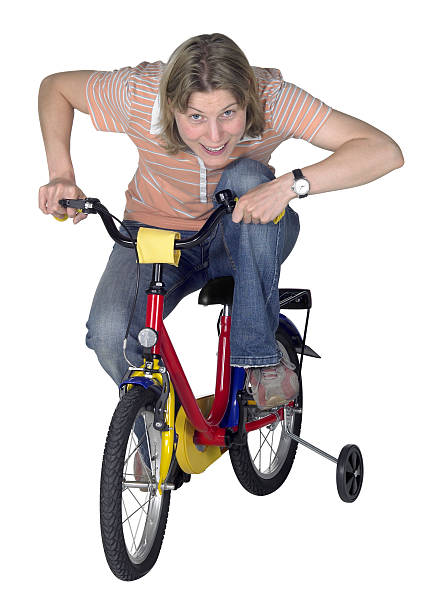 istock mad bicycling girl 96335461