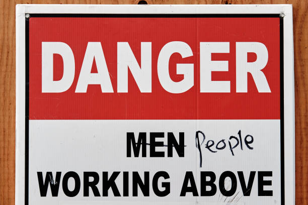 istock Obsolete sign on the construction site. Women's Movement for Equality 963362280