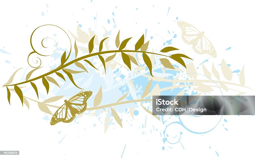 Diseño de mariposa - arte vectorial de Embellecimiento libre de derechos