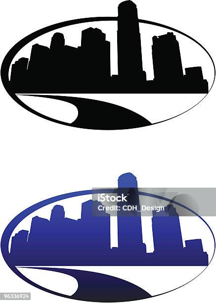 Urbano Città Logo - Immagini vettoriali stock e altre immagini di Logo - Logo, Città, Los Angeles - Città