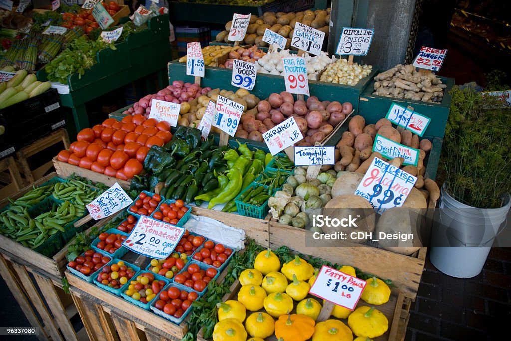 Mercado de agricultores - Foto de stock de Alimento libre de derechos