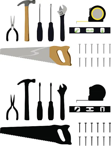 Vector illustration of Tools ~ Vector