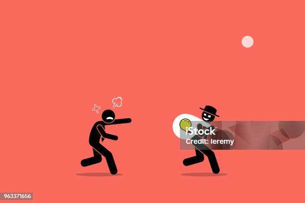 Evil Businessman Stealing Business Idea Stock Illustration - Download Image Now - Stealing - Crime, Intellectual Property, Thief