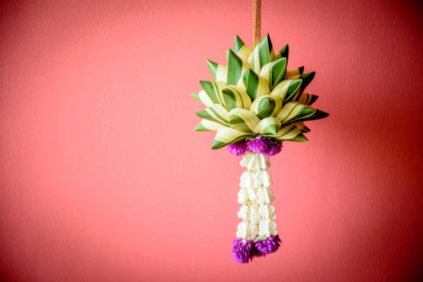 Bunch of flower garland, Asian (Thai) tradition design element & ornamental