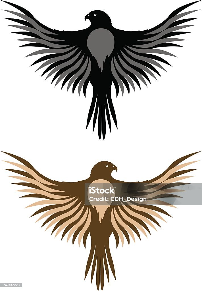 Falcão ~ Vector - Royalty-free Falcão - Pássaro arte vetorial
